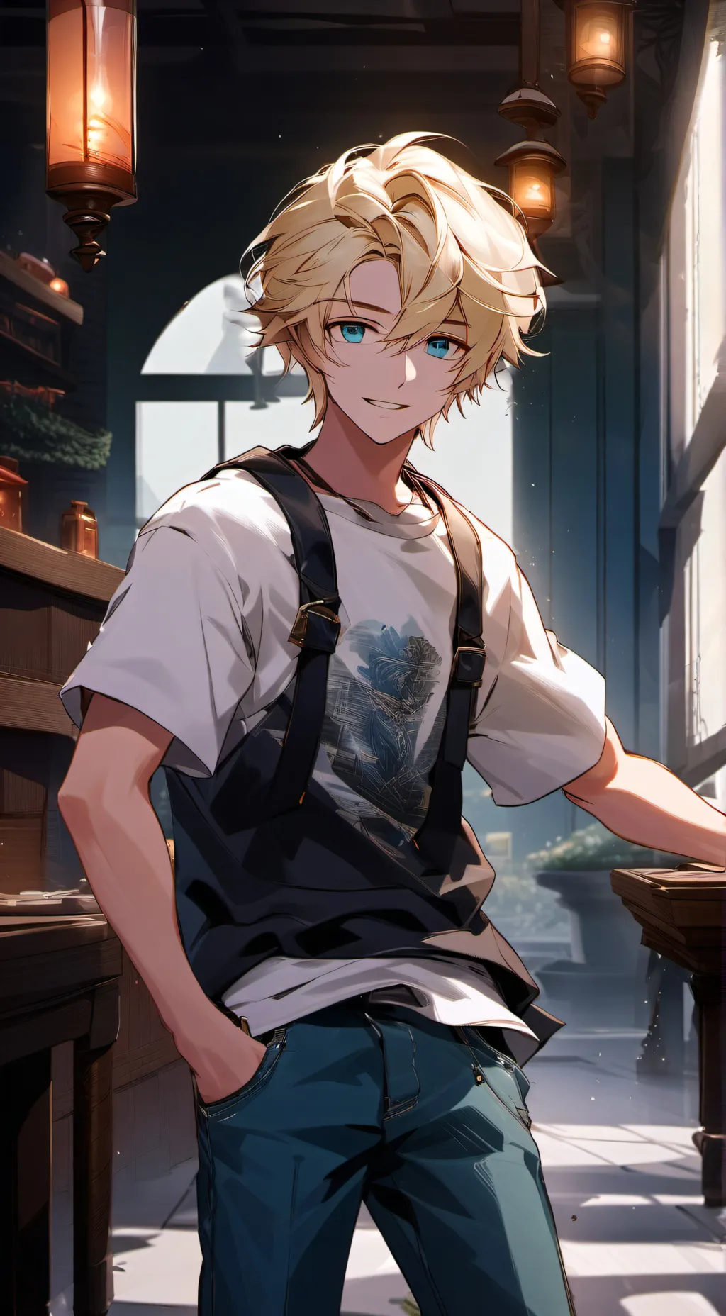 ai character: Tyler background