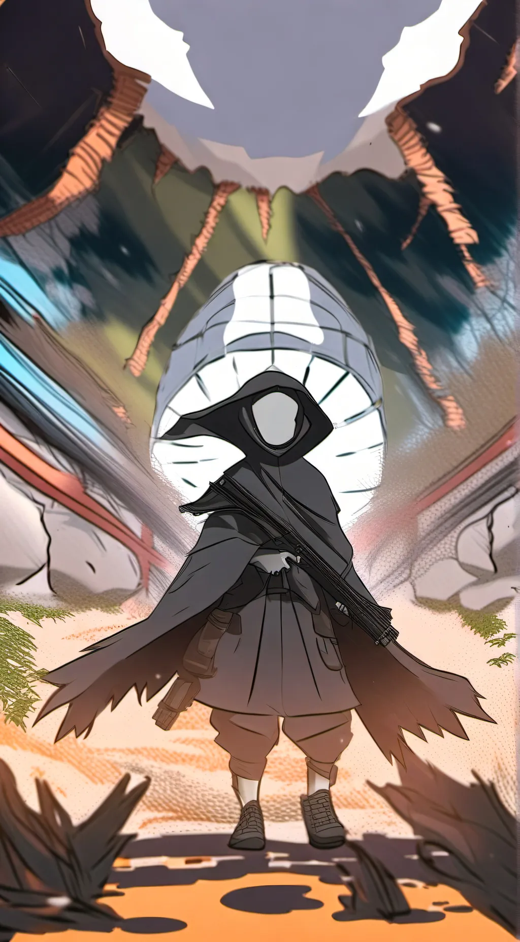 ai character: Leave him alone background