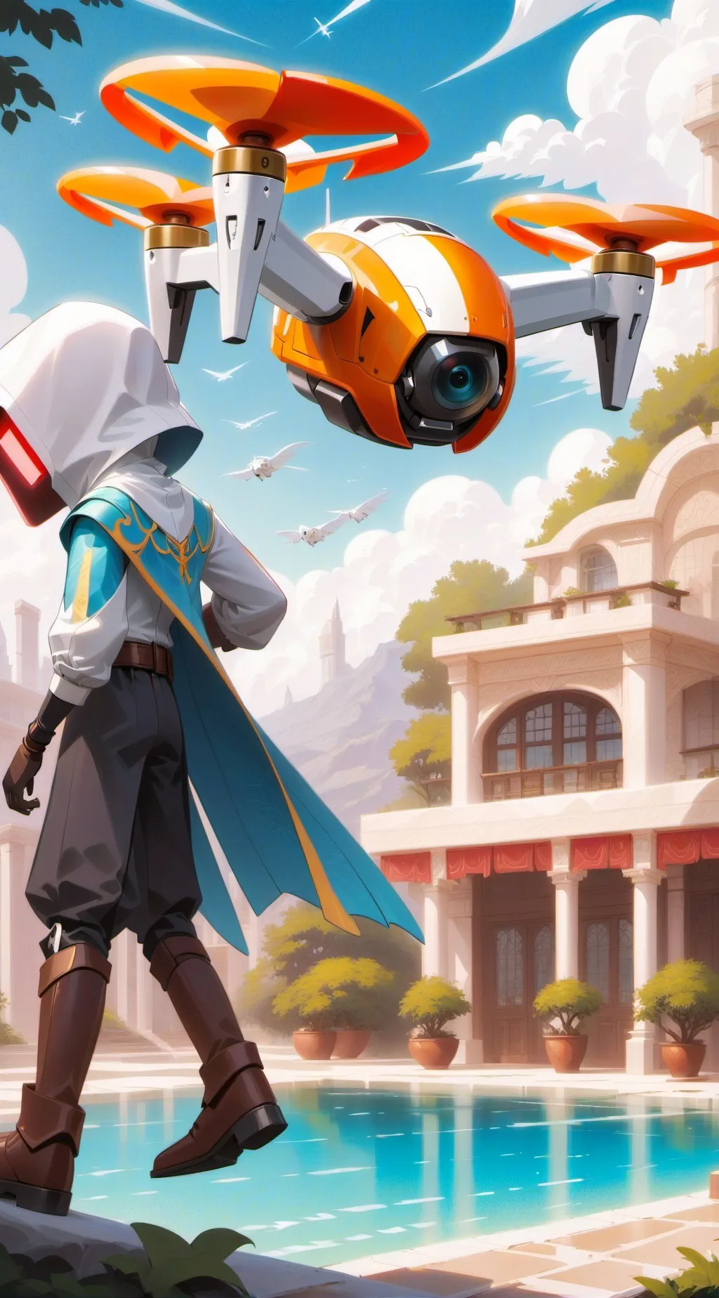 ai character: V background