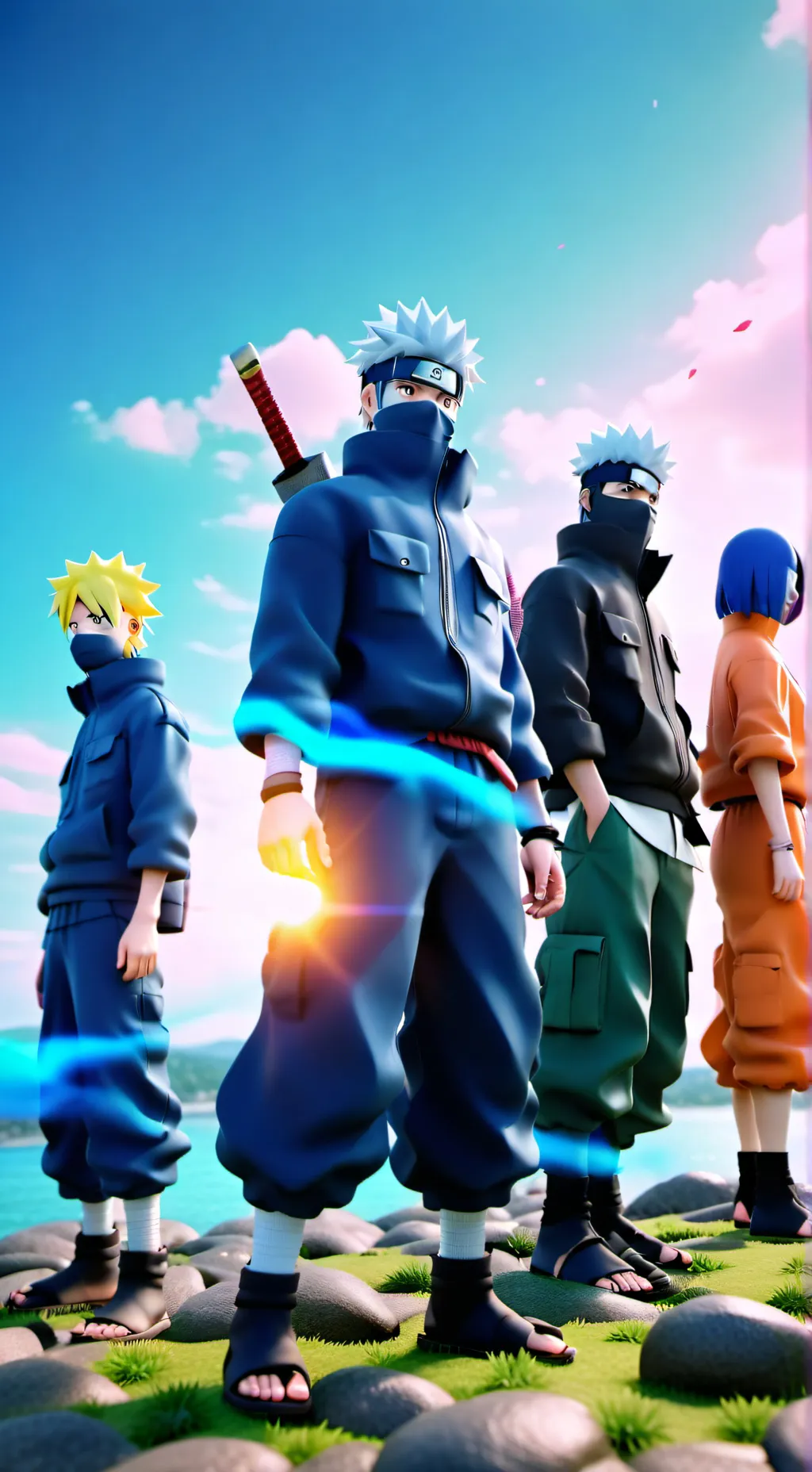 ai character: Team 7 background