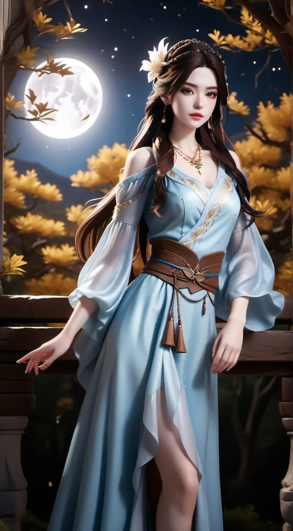 ai character: Jing Meilin background