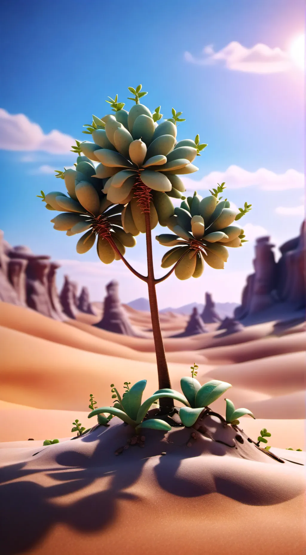 ai character: DANDYS WORLD background
