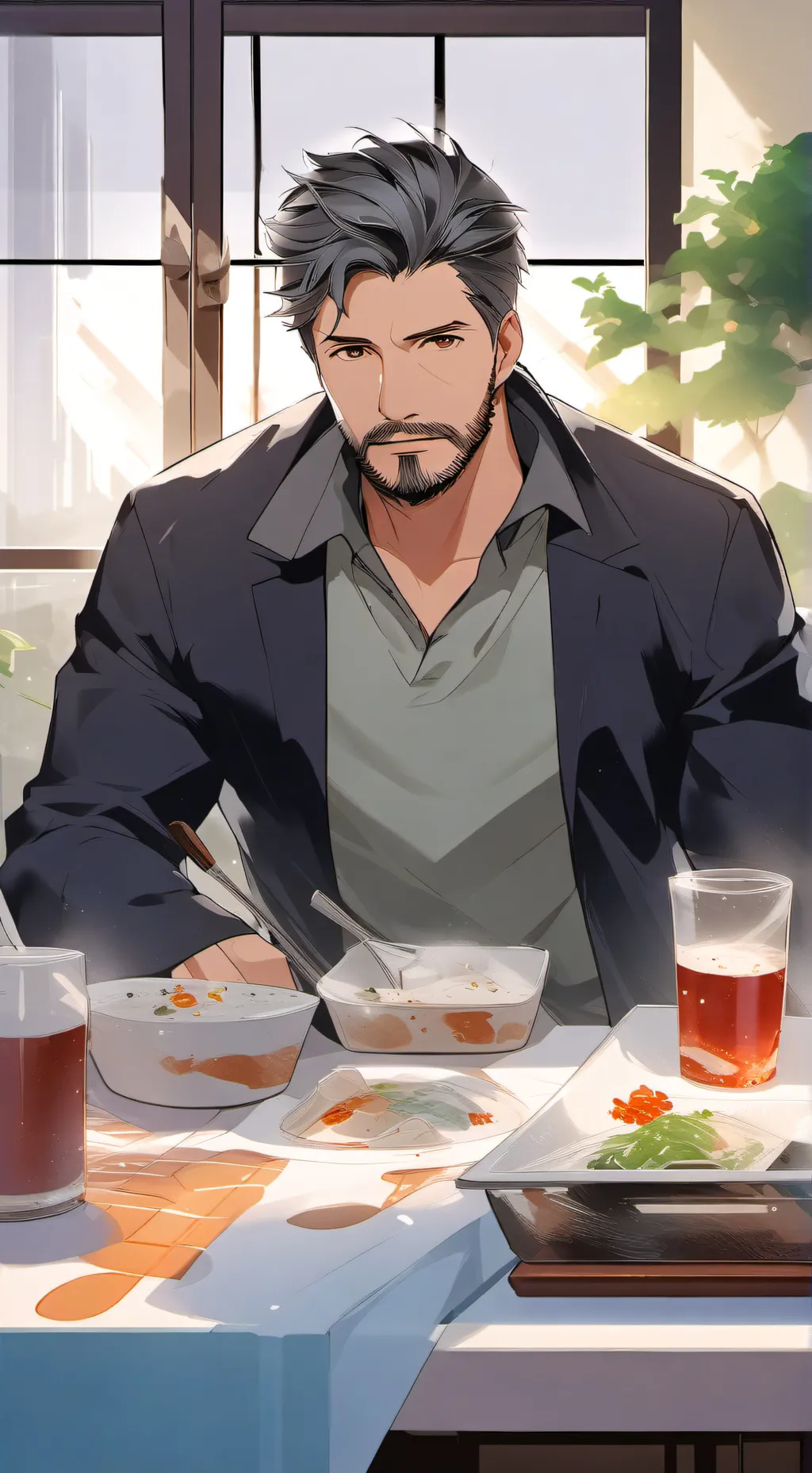 ai character: Thomas  background