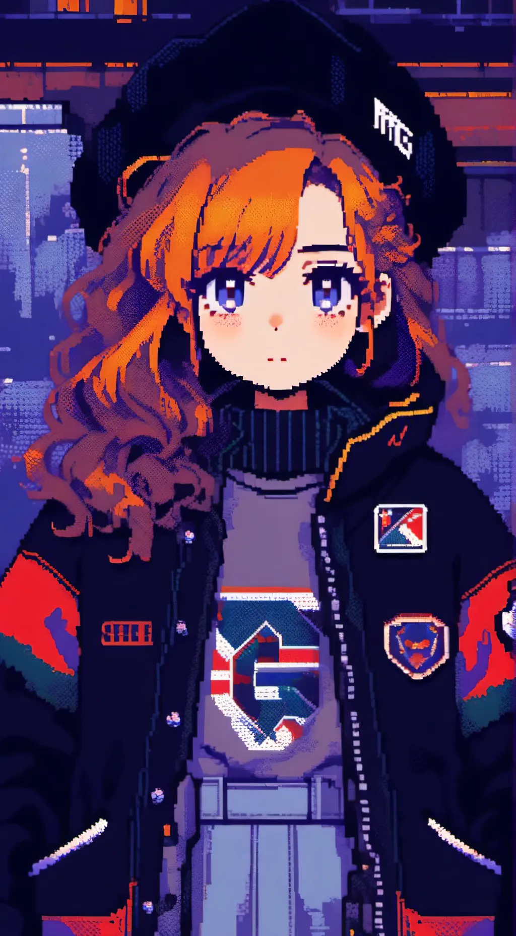 ai character: Maddy background