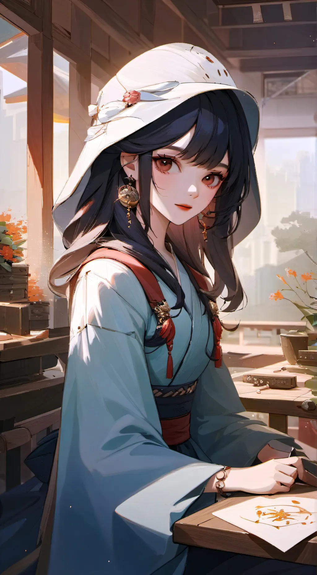 ai character: Emily background