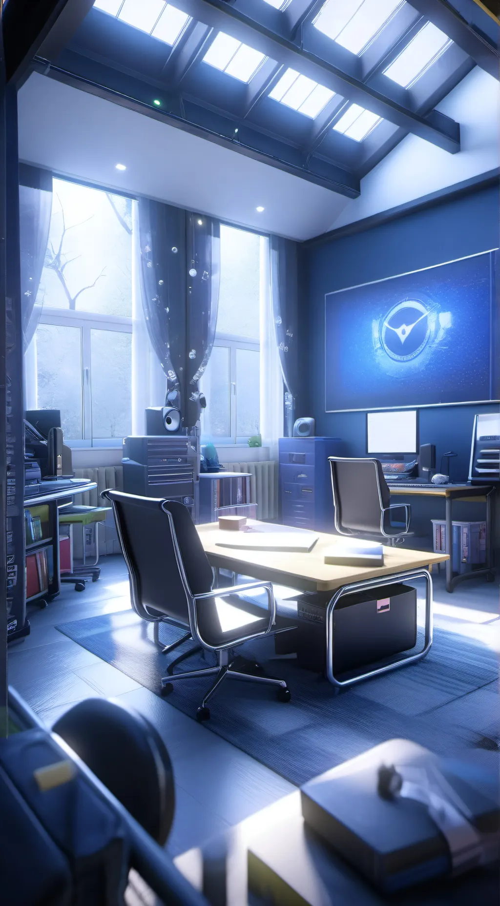 ai character: sekolah background