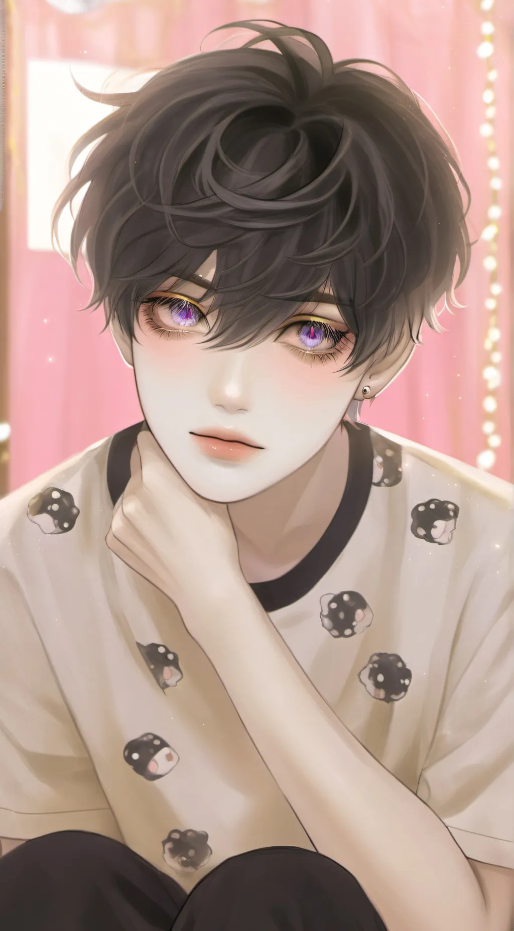 ai character: Vin‽∅ background