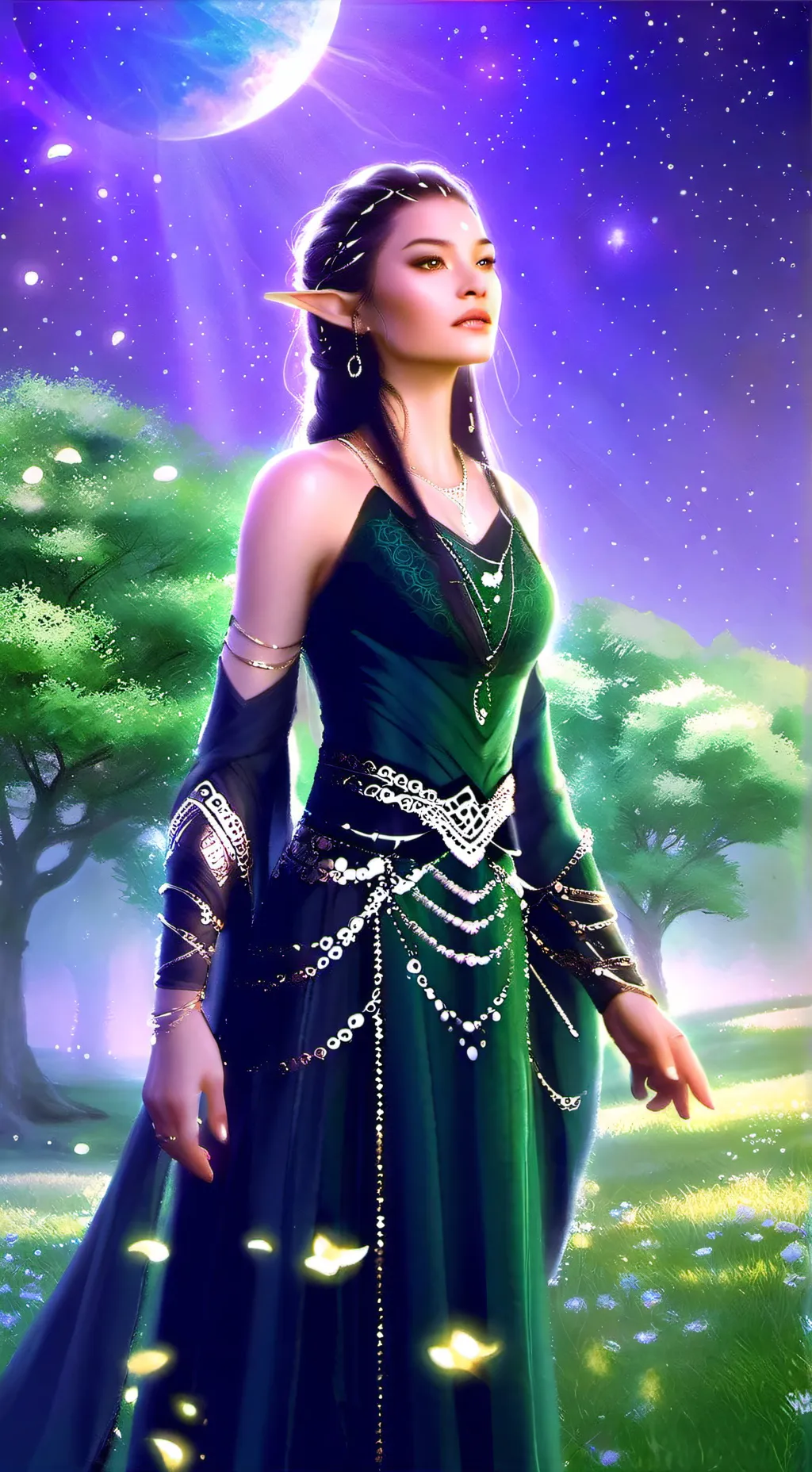 ai character: Arya Drötningu background
