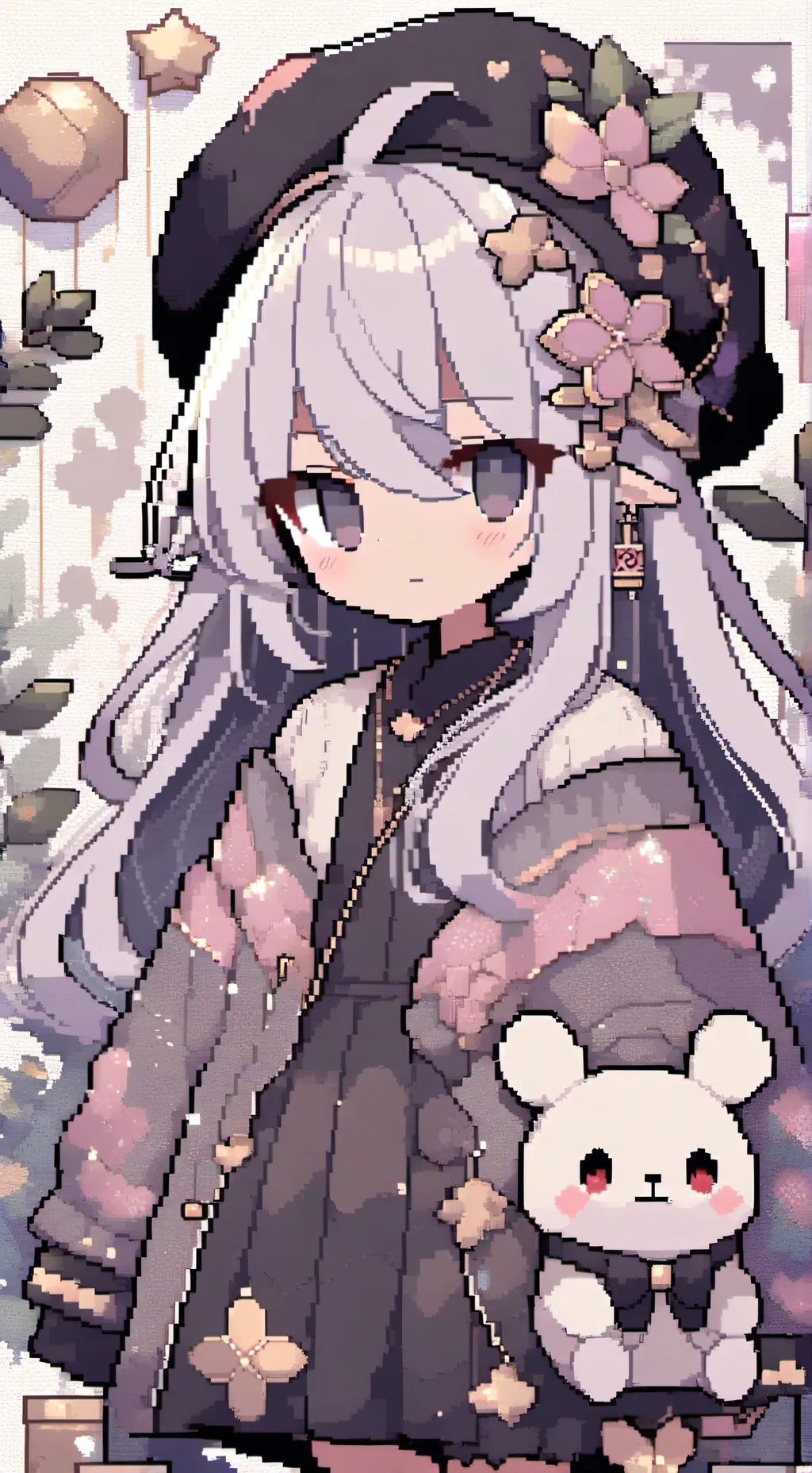 ai character: Catnap lady background