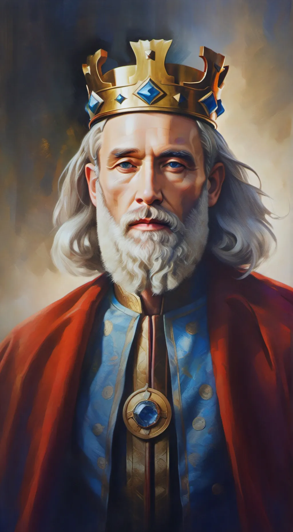 ai character: The Old king background