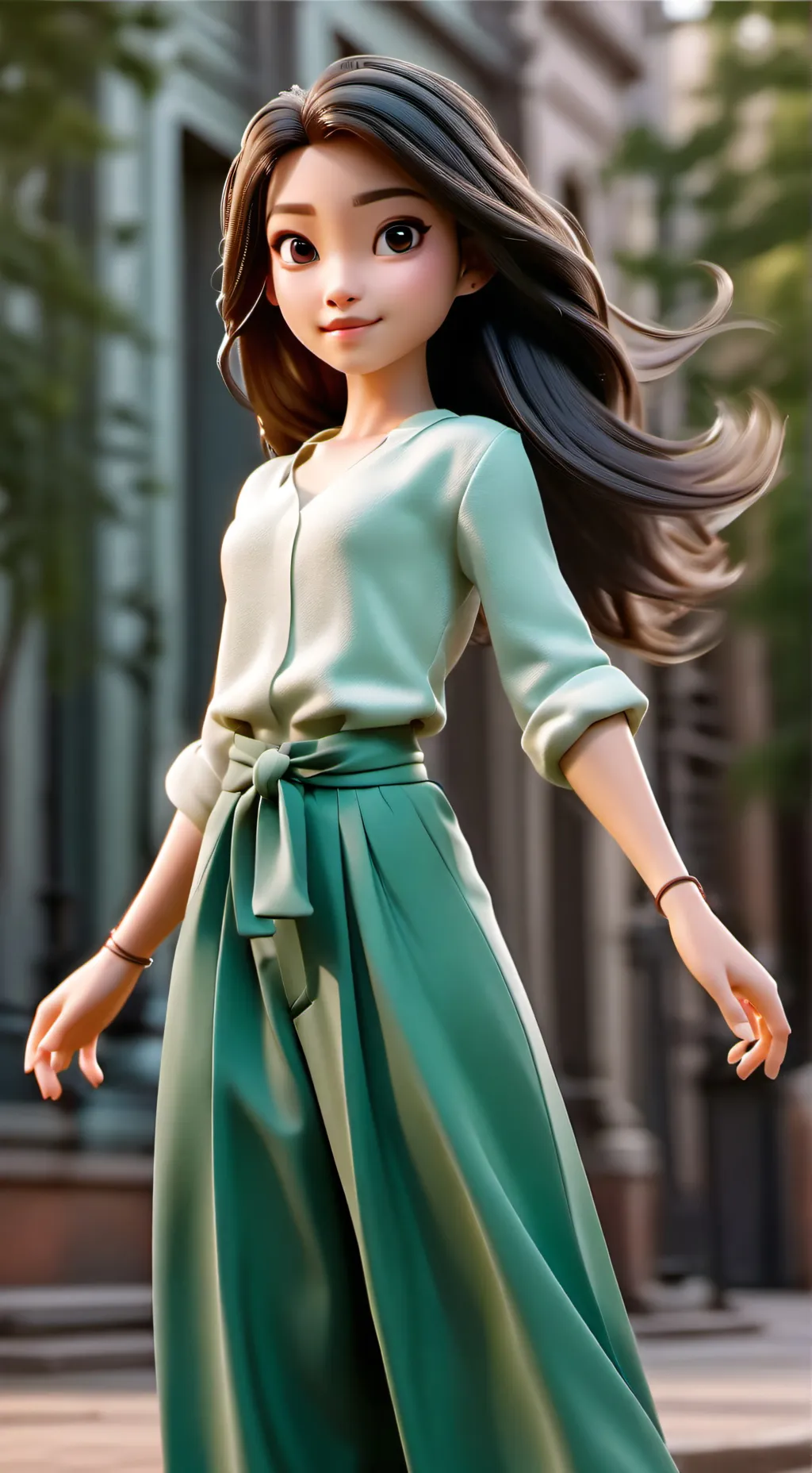 ai character: zoe background
