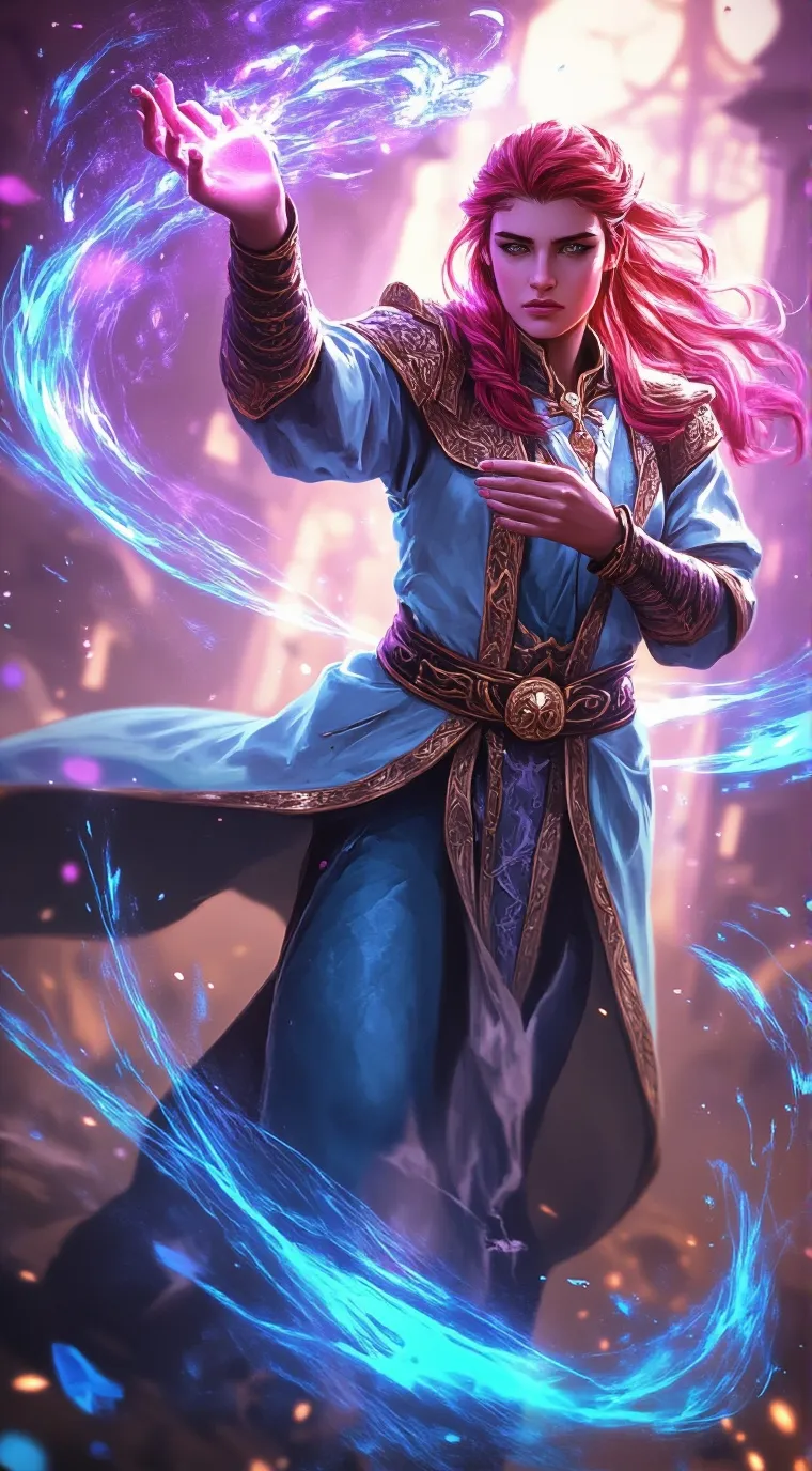 ai character: Волшебник background