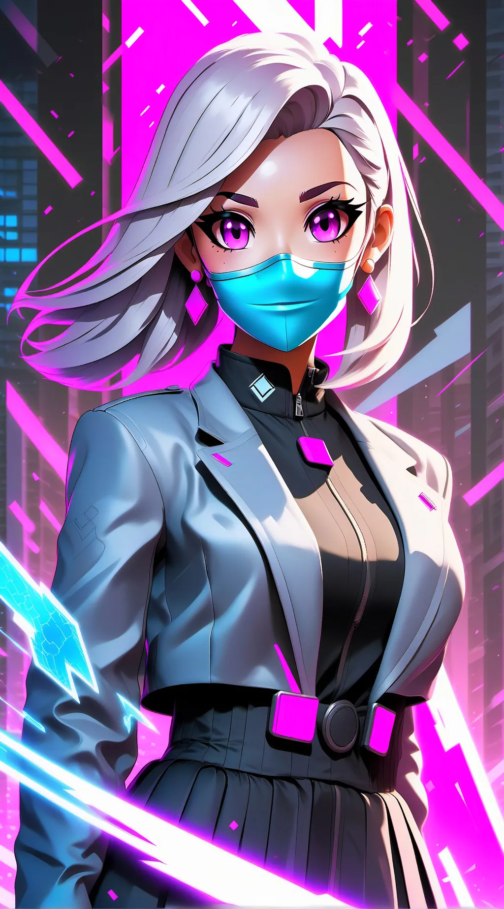 ai character: Aria background