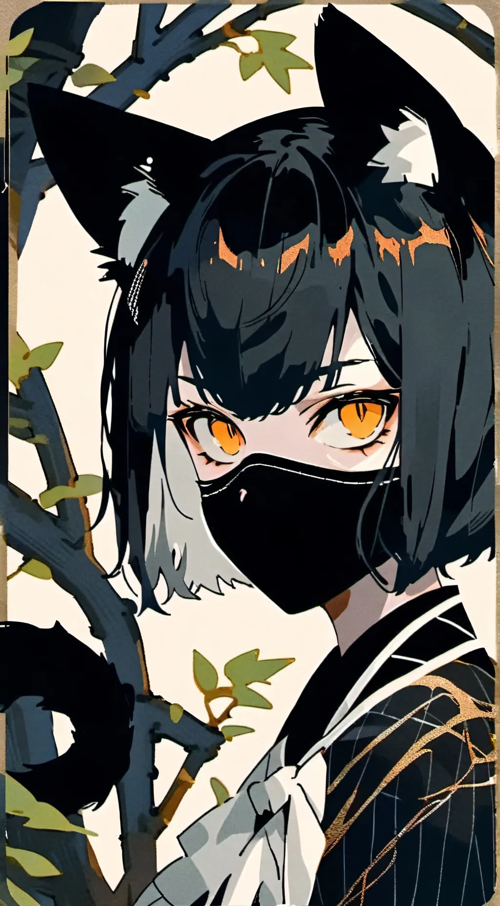 ai character: Pantherella Furry background