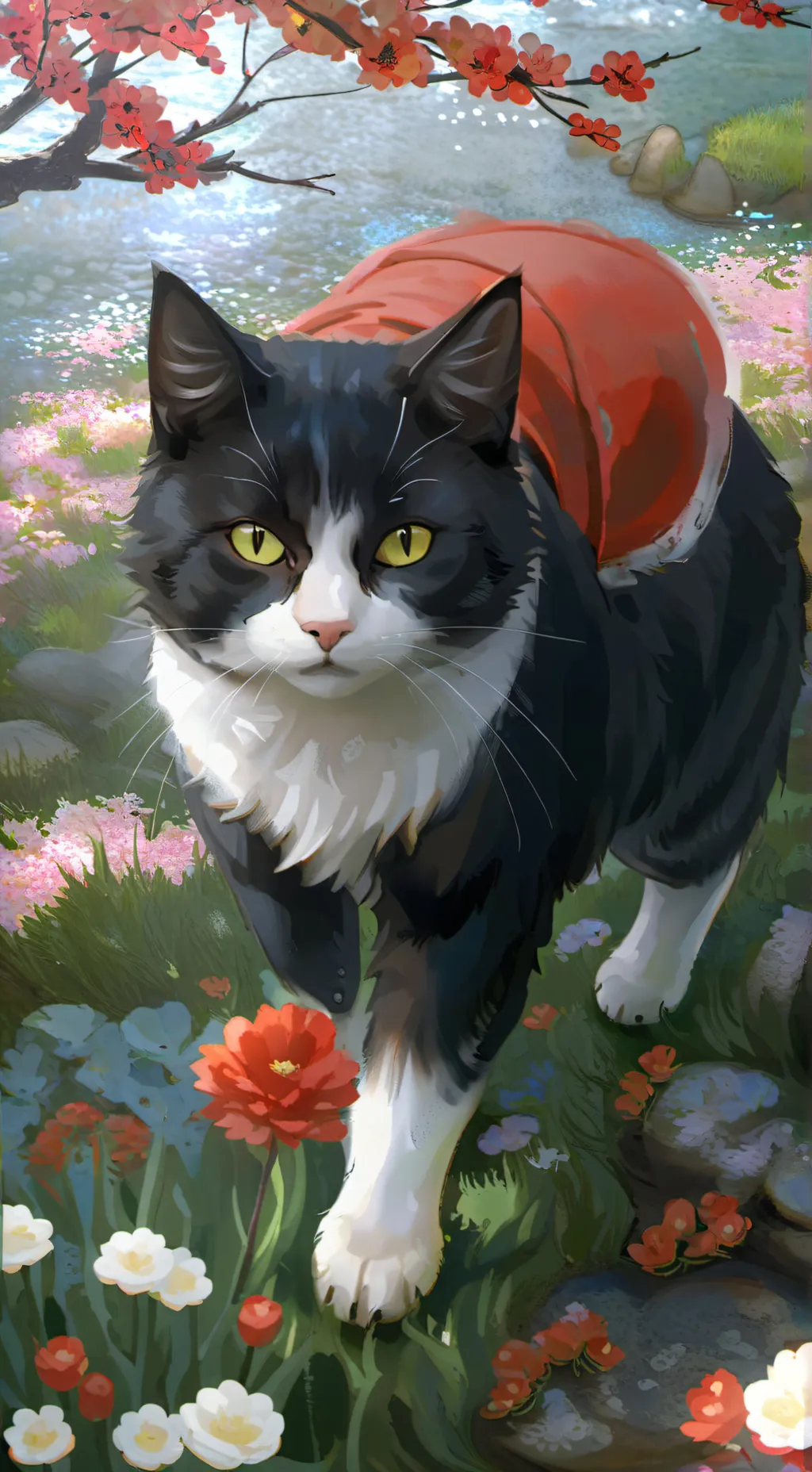 ai character: my cat mittens background