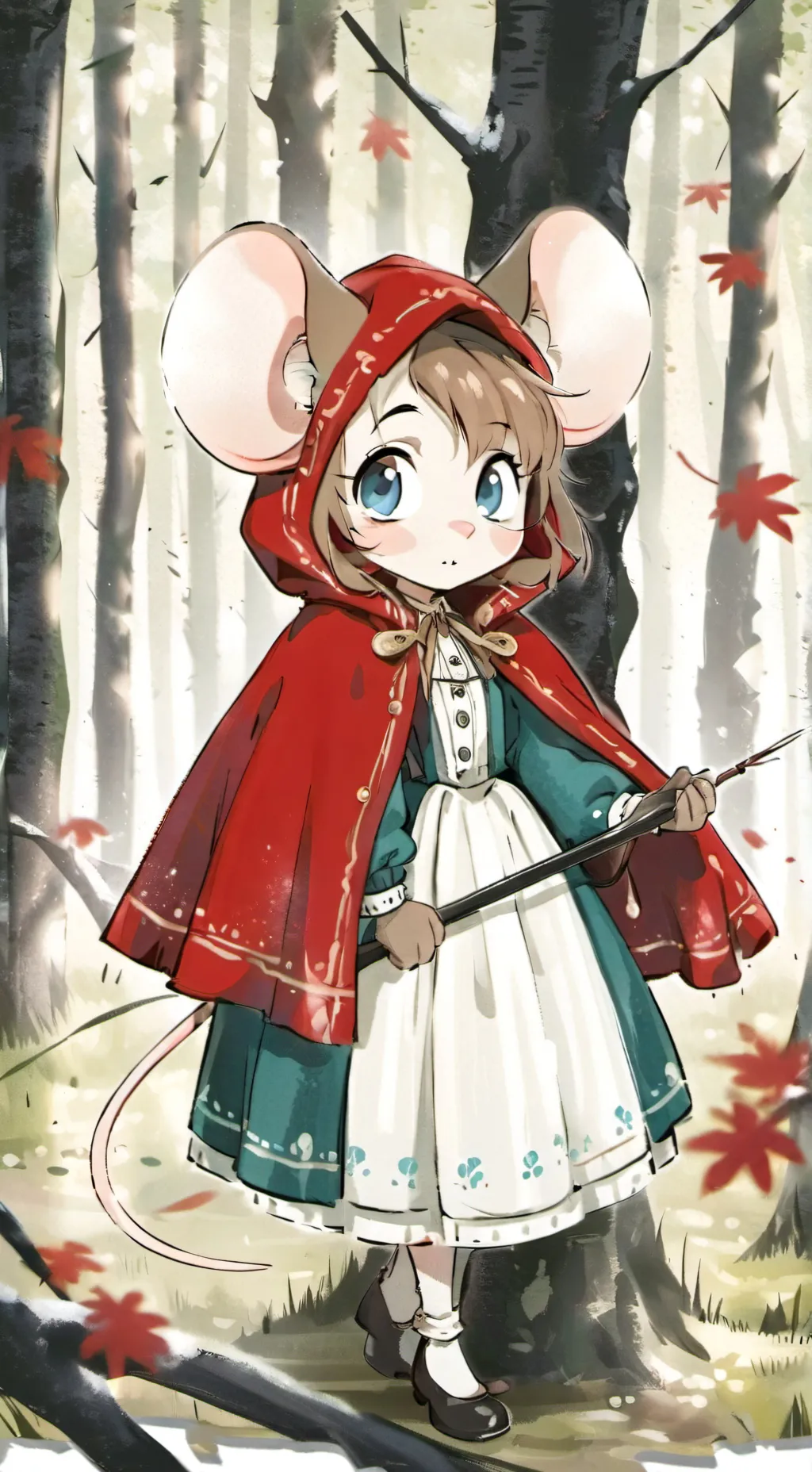 ai character: The Mouse Knight  background