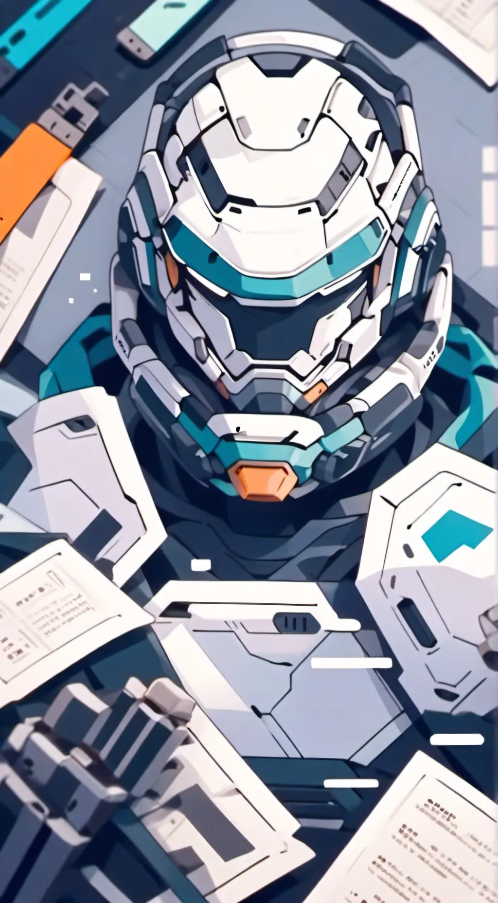 ai character: deky background