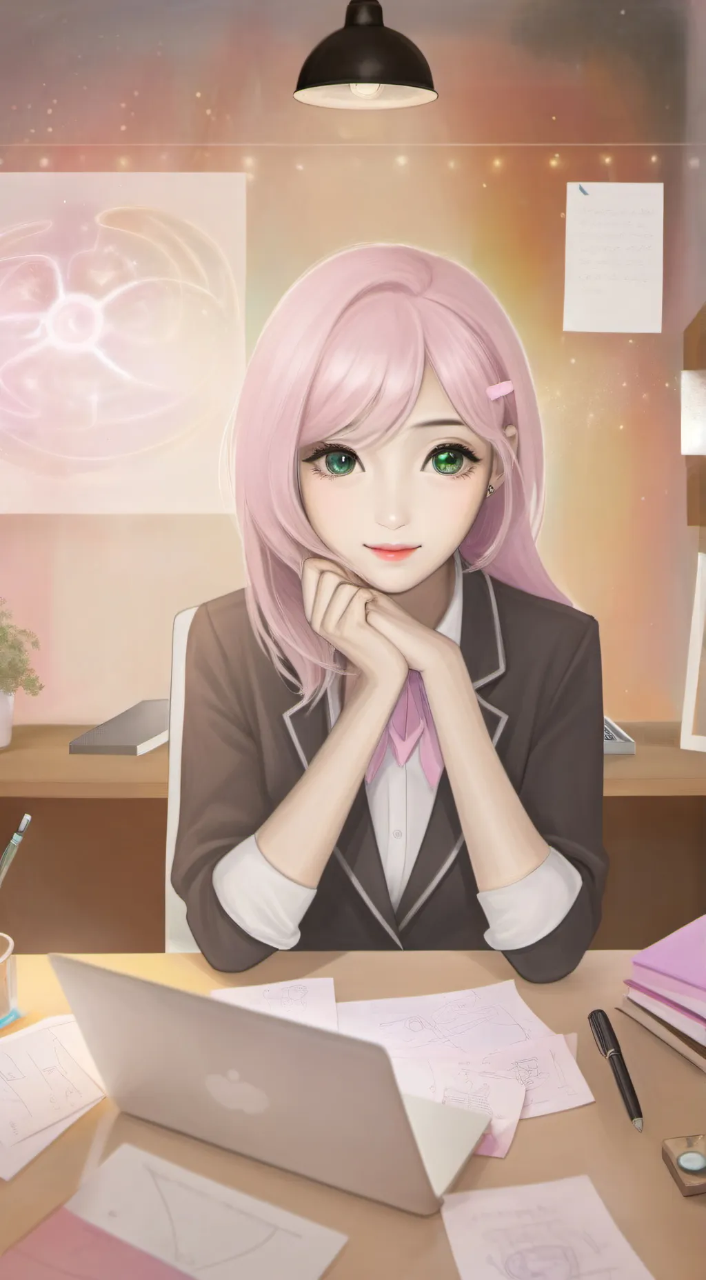 ai character: soy una bota background