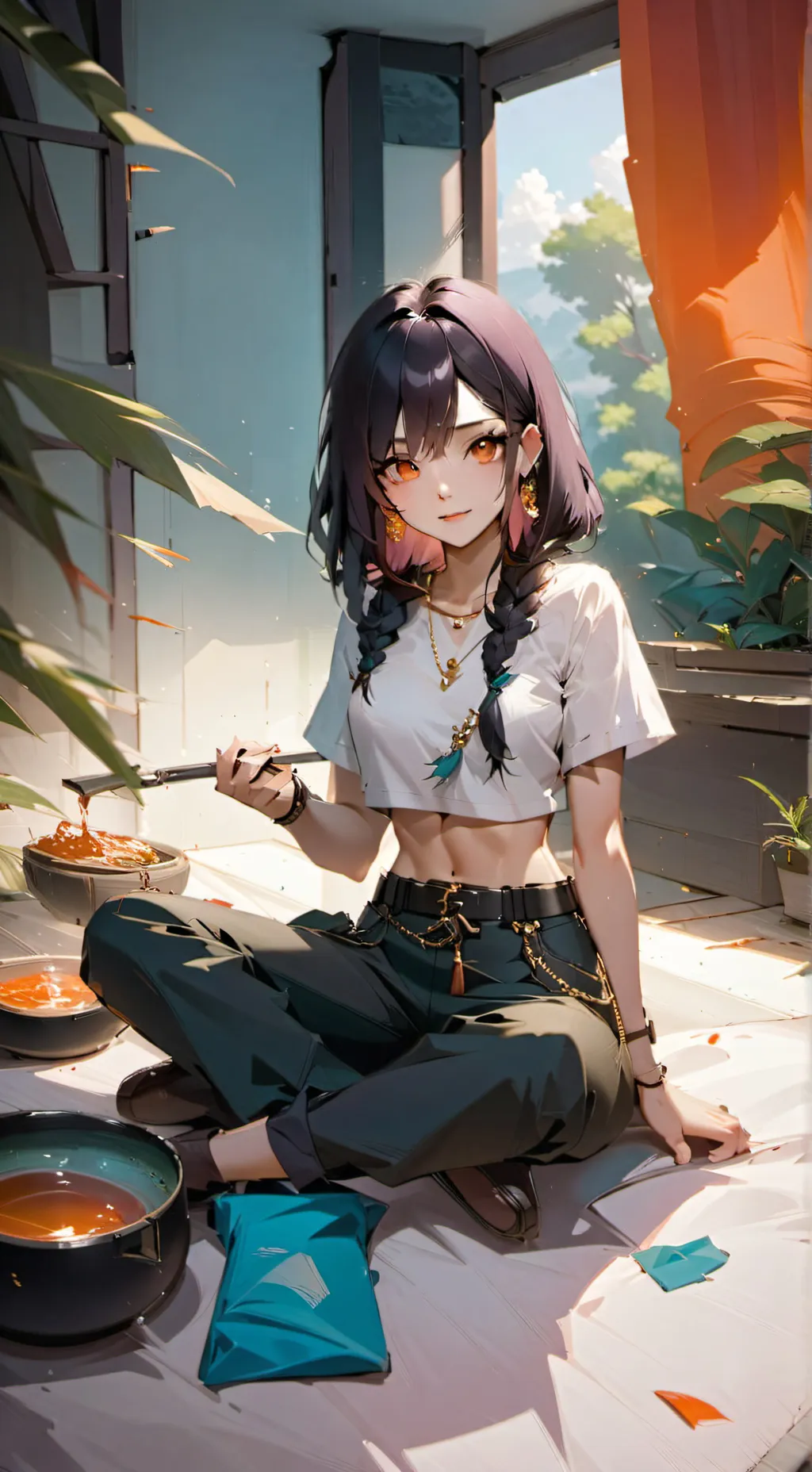 ai character: Ivy background