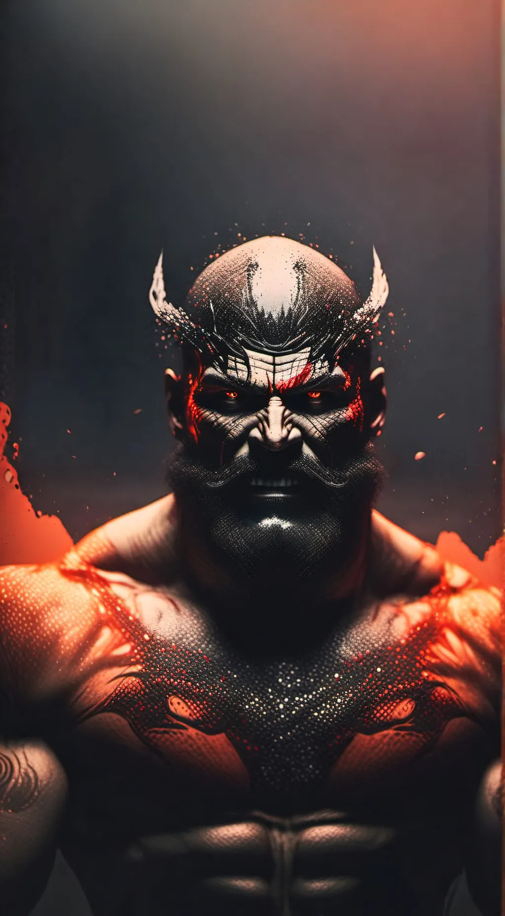 ai character: SATAN background
