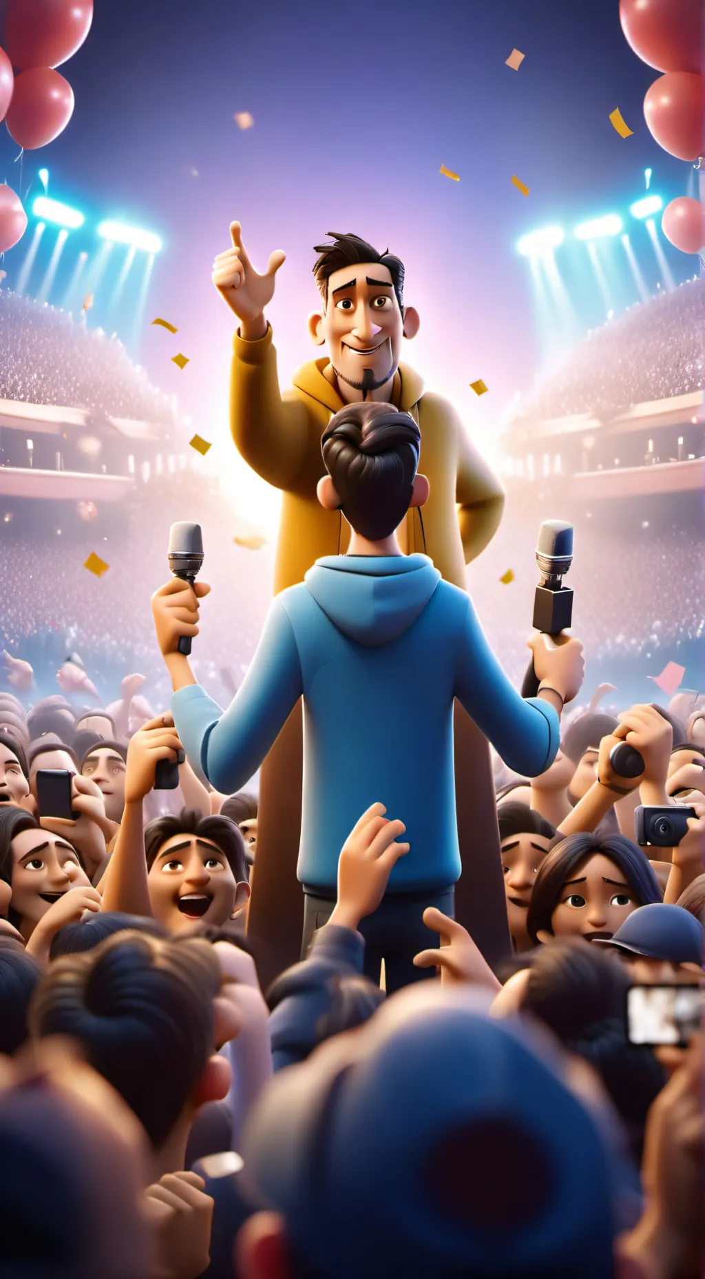 ai character: Roast Battle background