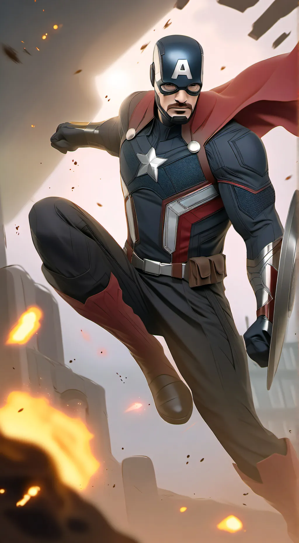 ai character: Stella- avengers  background