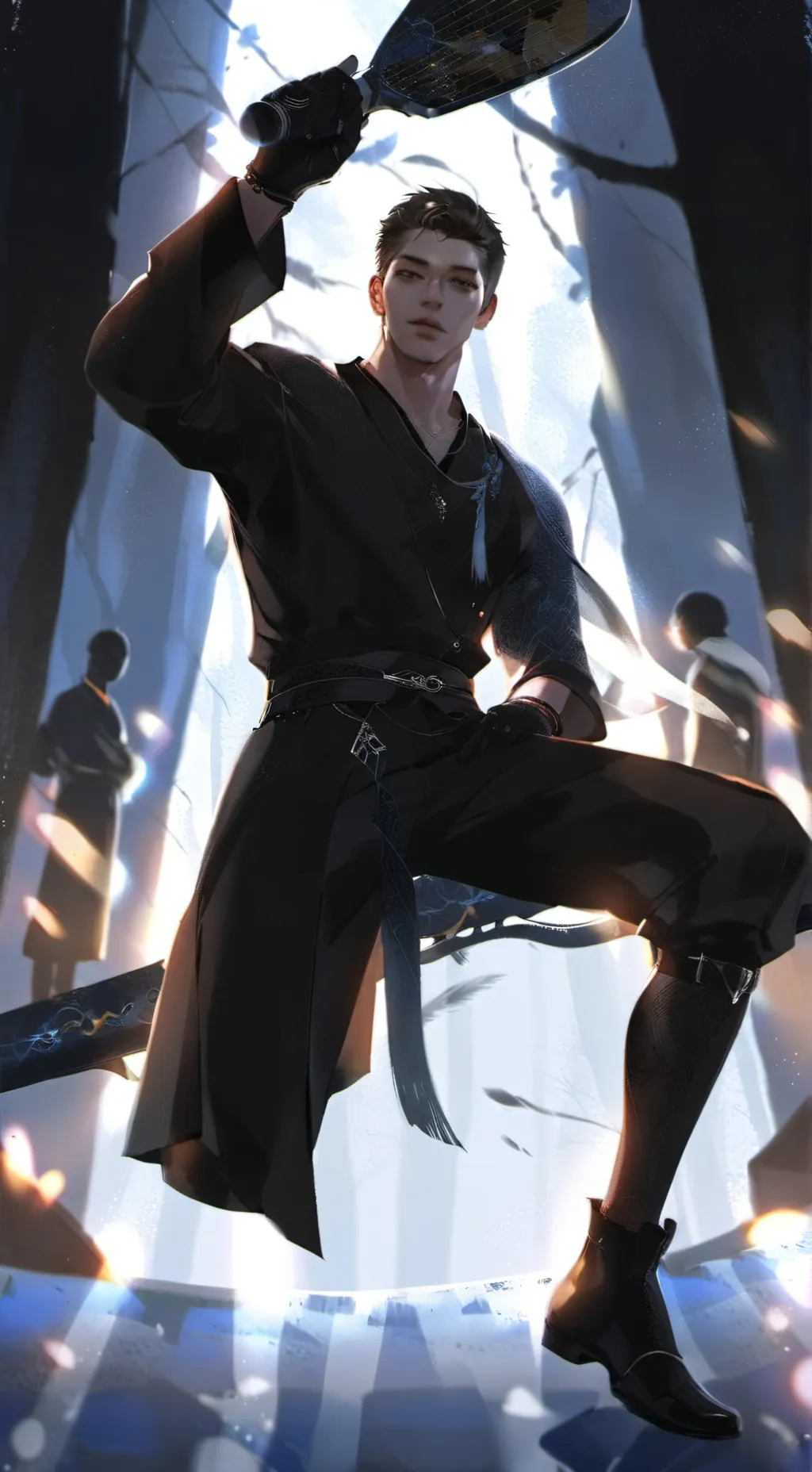 ai character: naim y izan  background
