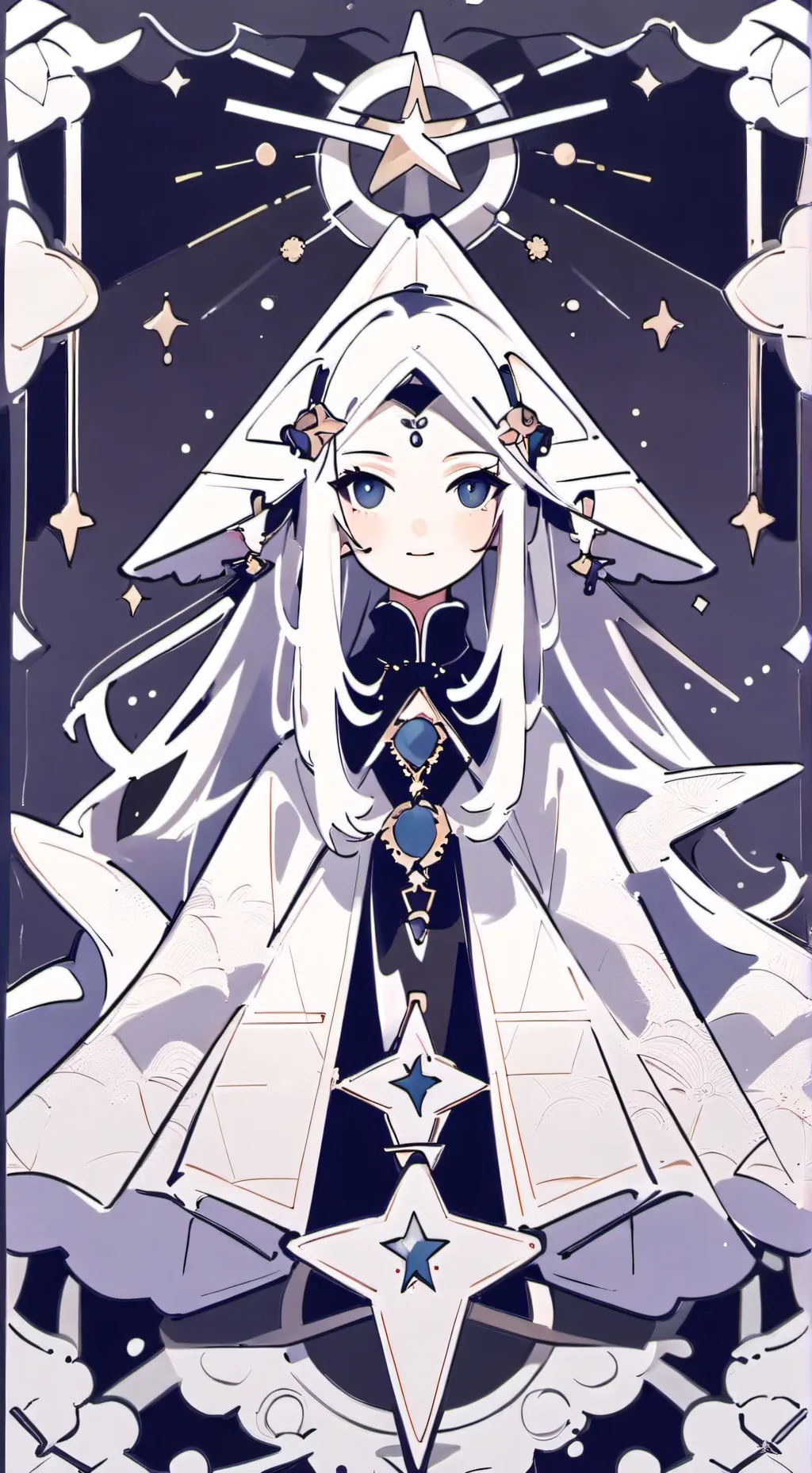 ai character: Moonberry background