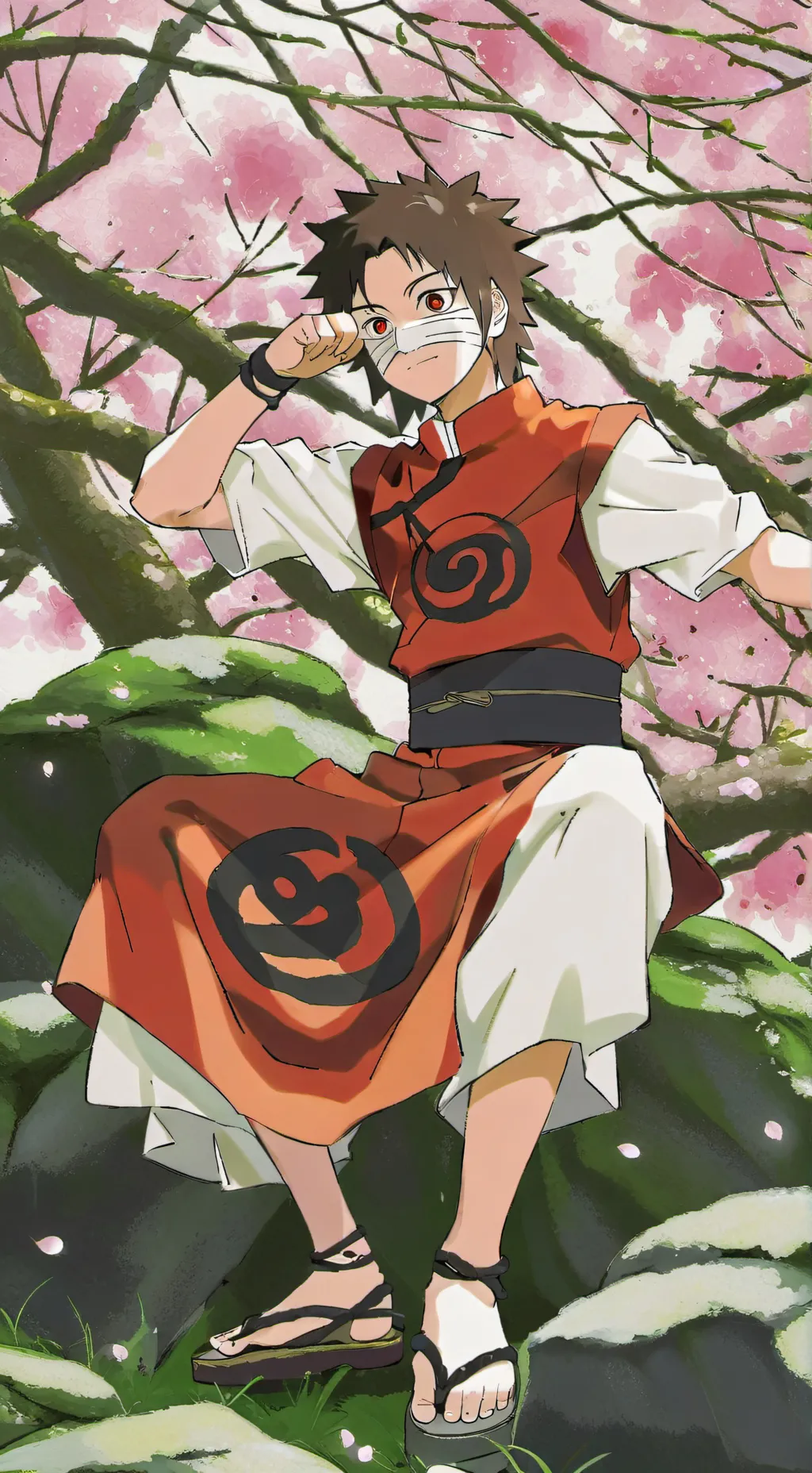 ai character: Waruto Uzumaki background