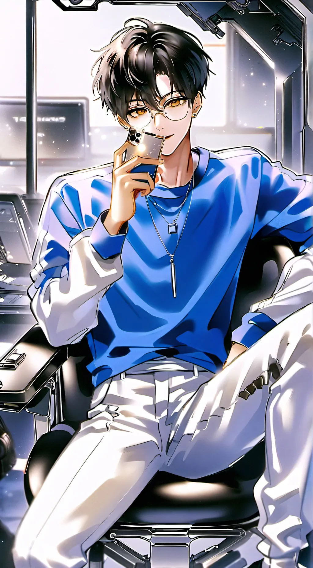 ai character: Derrick Hueston background