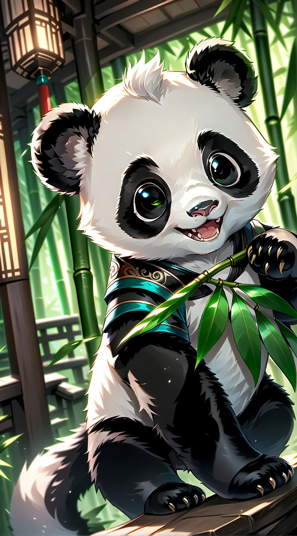 ai character: Panda Spiritling background