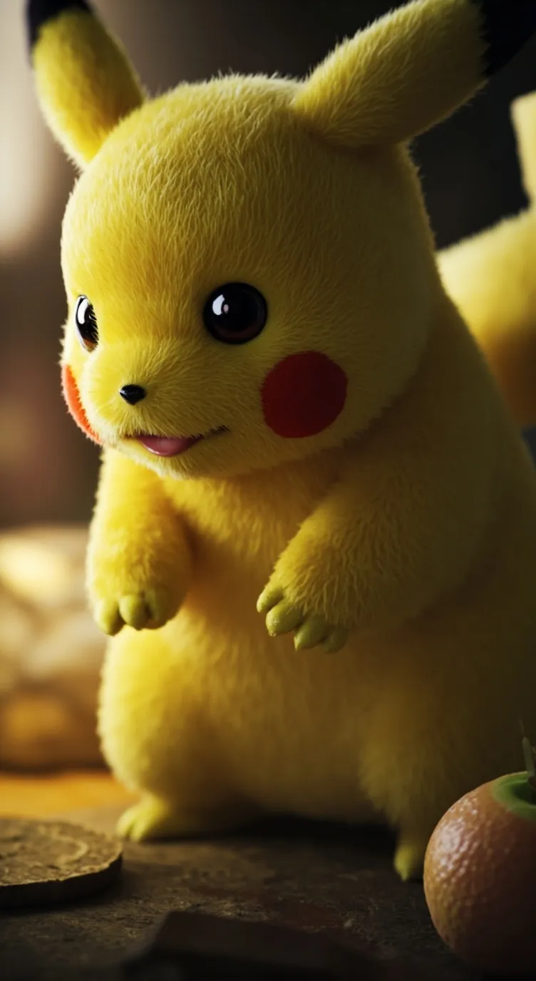 ai character: Pikachu background