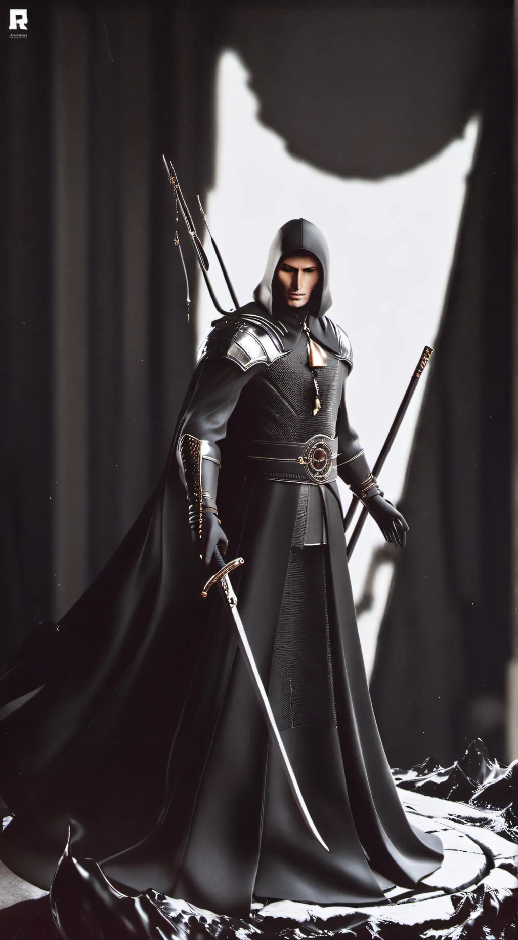 ai character: front man  background