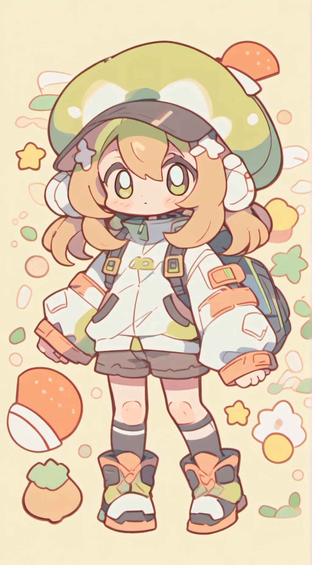 ai character: Shellvison! YASSS! background