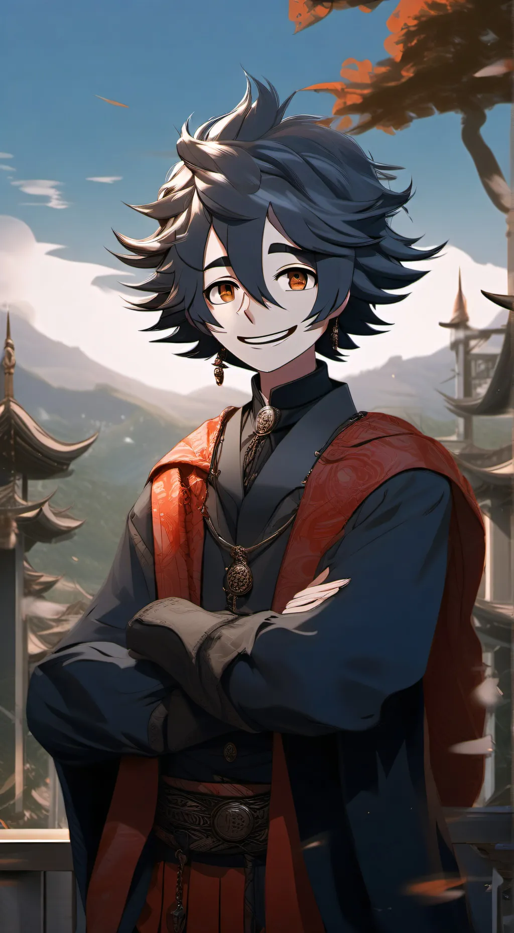 ai character: Azrael background