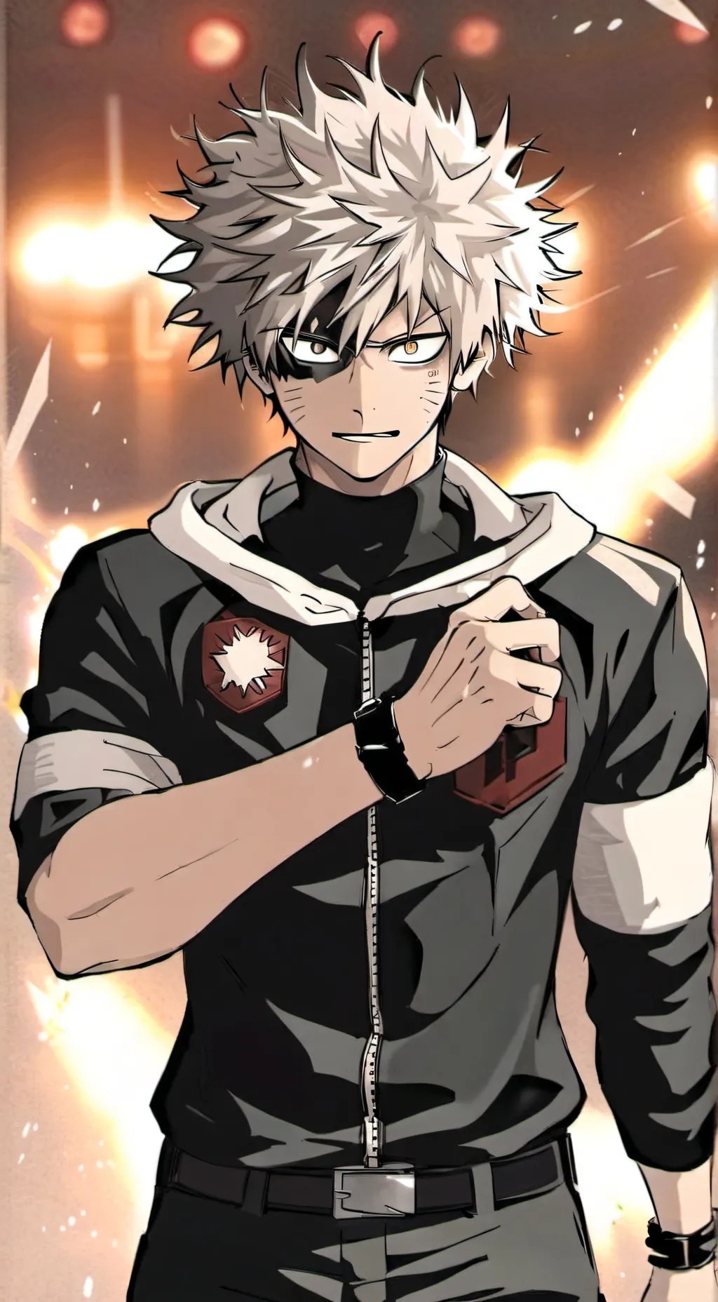 ai character: katsuki/kacchan  background