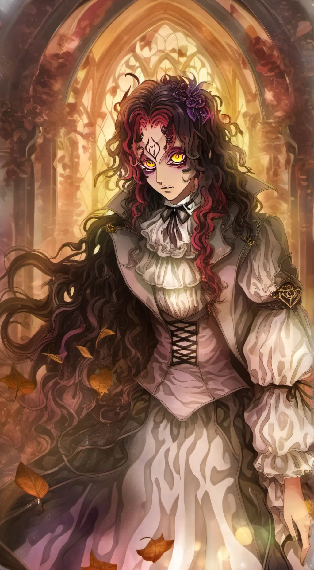 ai character: Yoriichi tsugikuni background