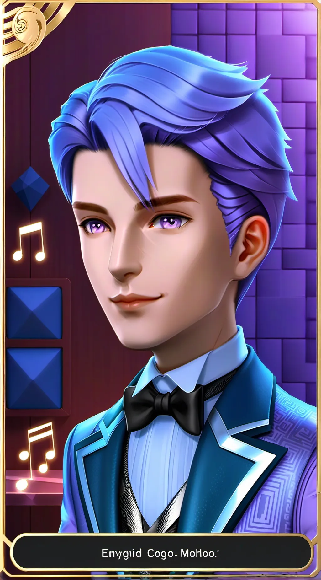 ai character: Harmony background