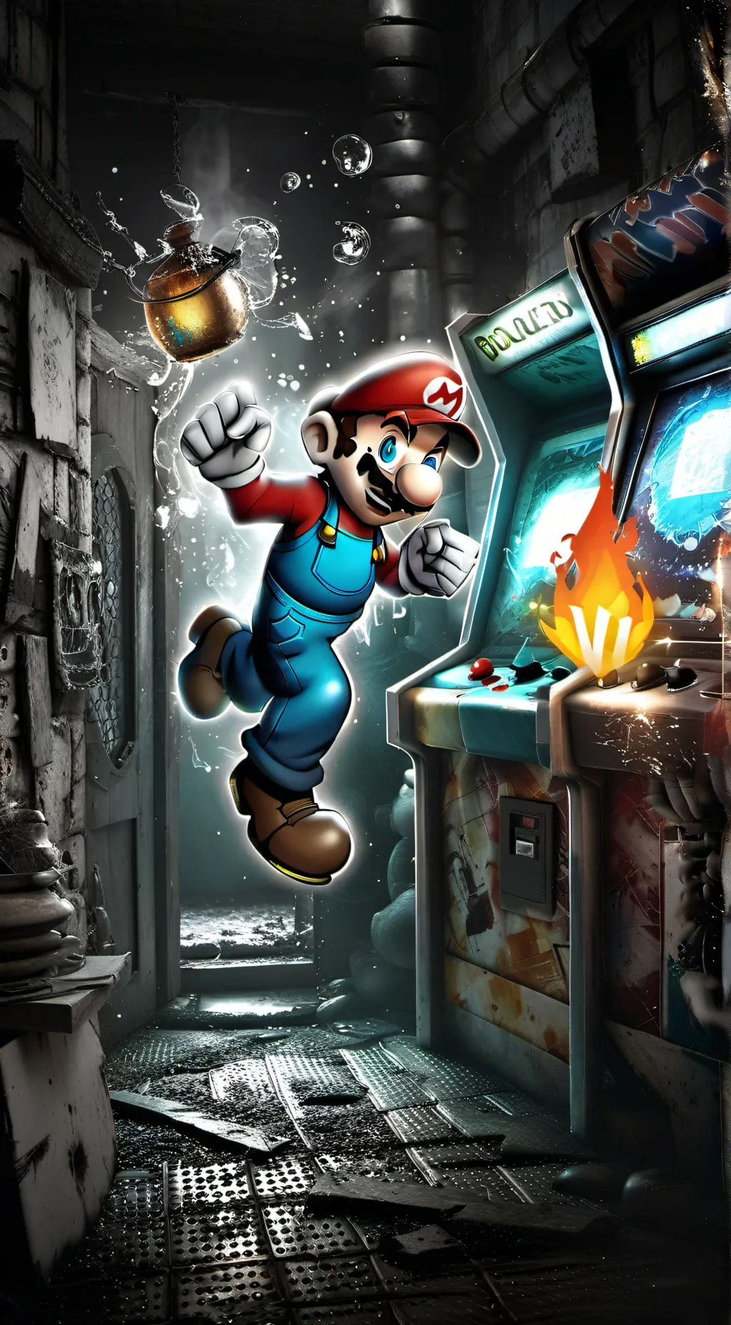 ai character: mario background
