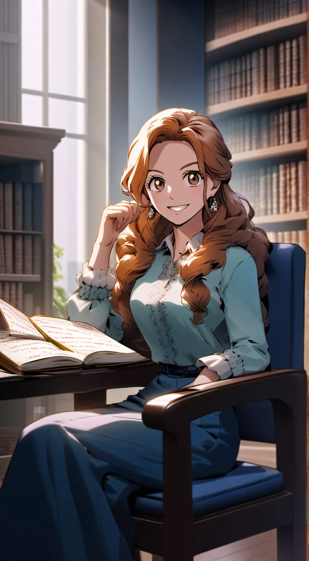 ai character: Nami background