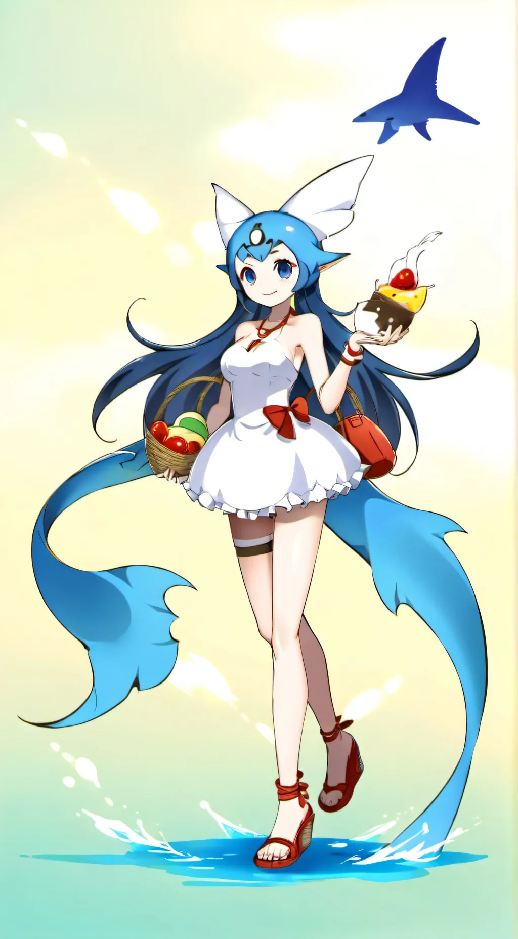 ai character: Vapreon  background