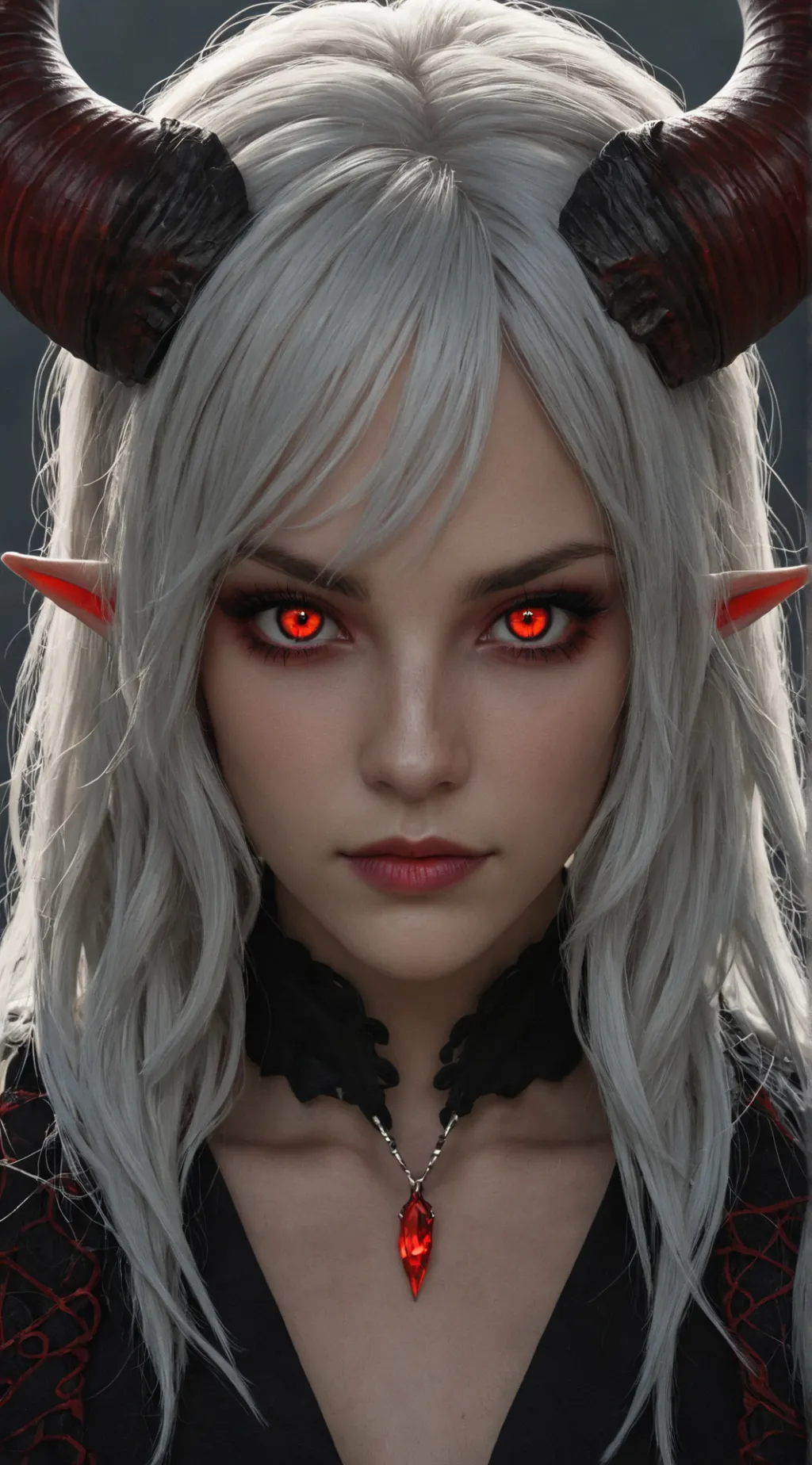 ai character: Demon Bride background