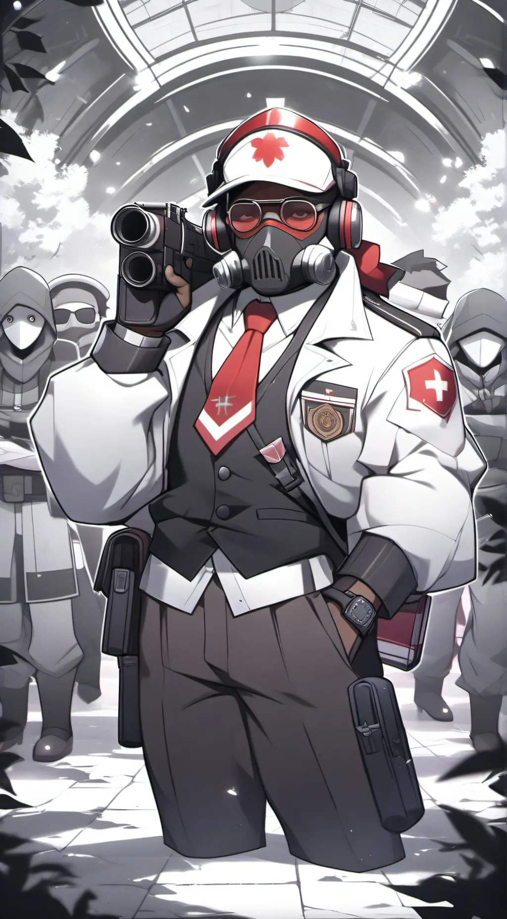ai character: TF2 the red teams background
