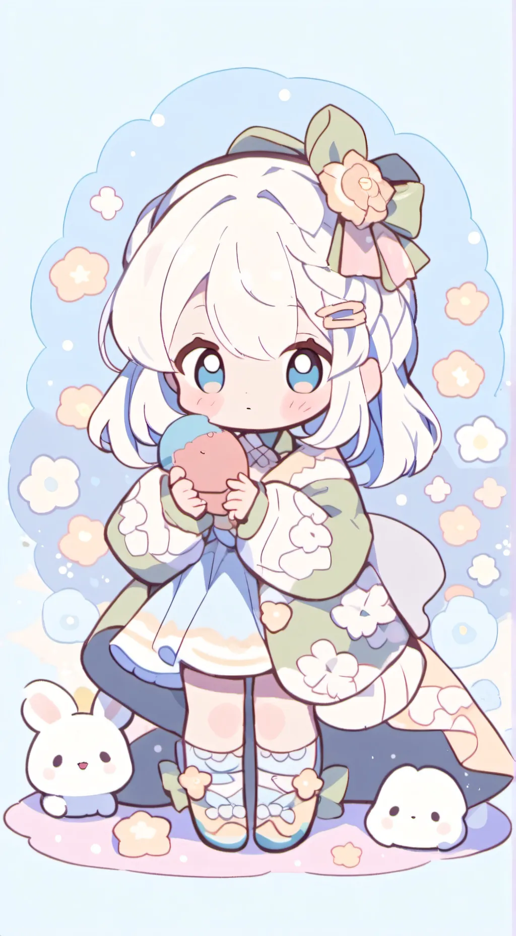 ai character: favorite. child background