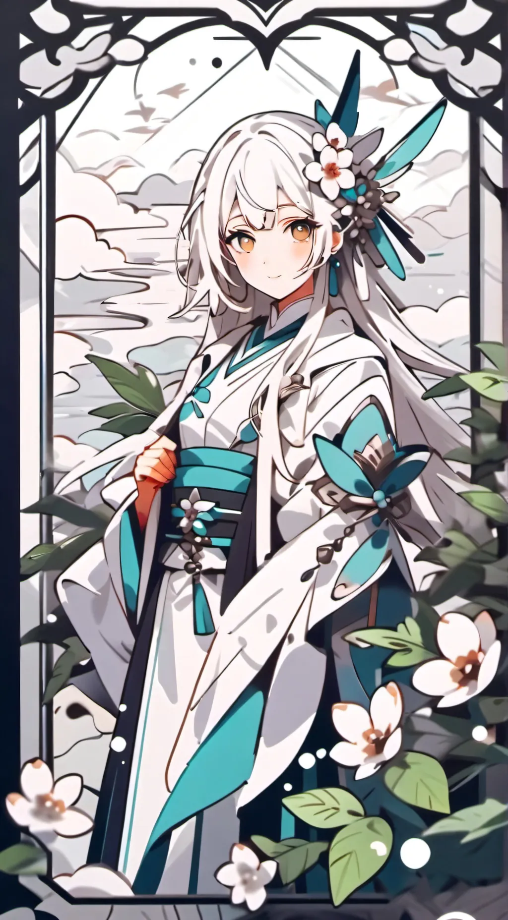 ai character: *Flona tickleish* background