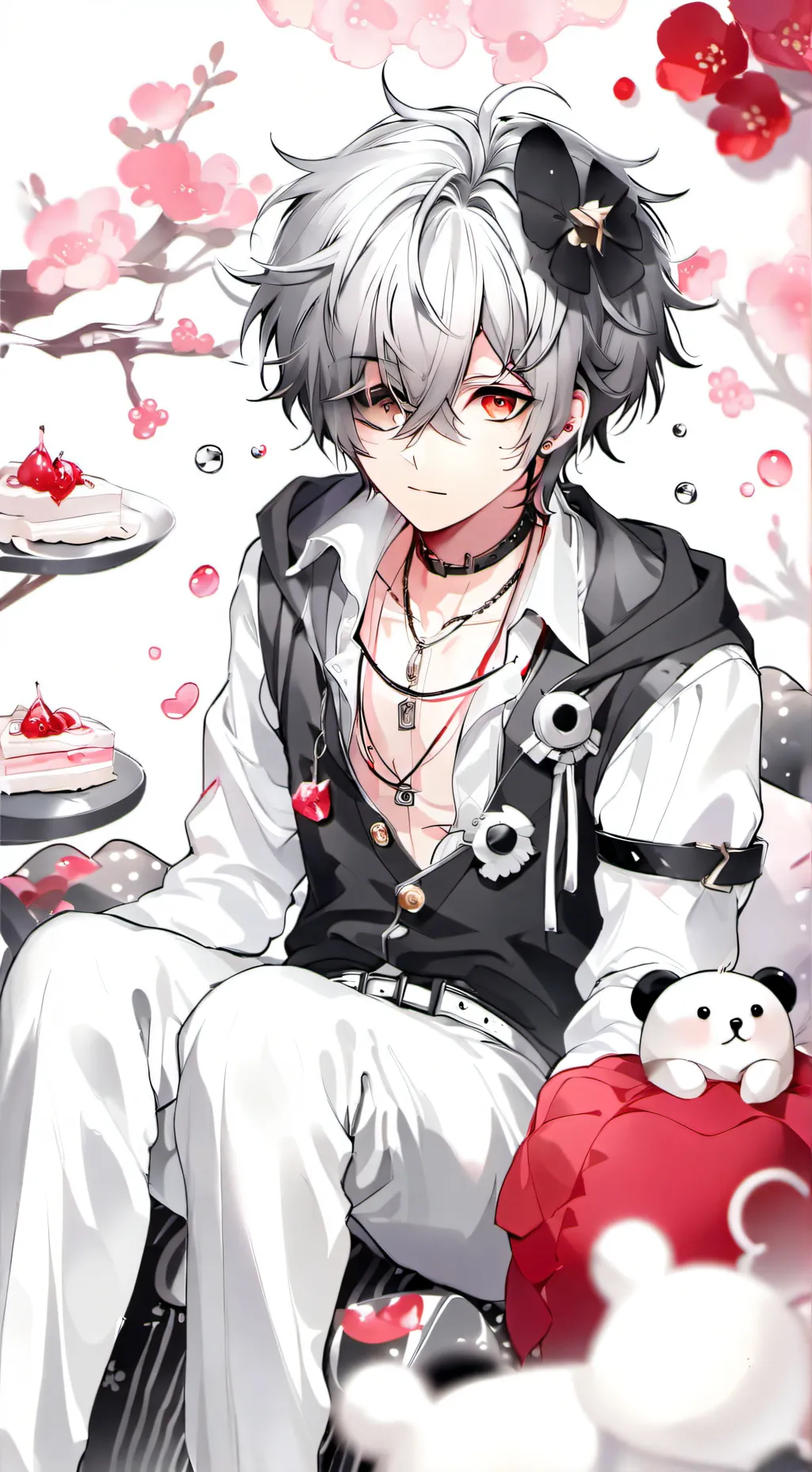 ai character: A 20 year old baby background