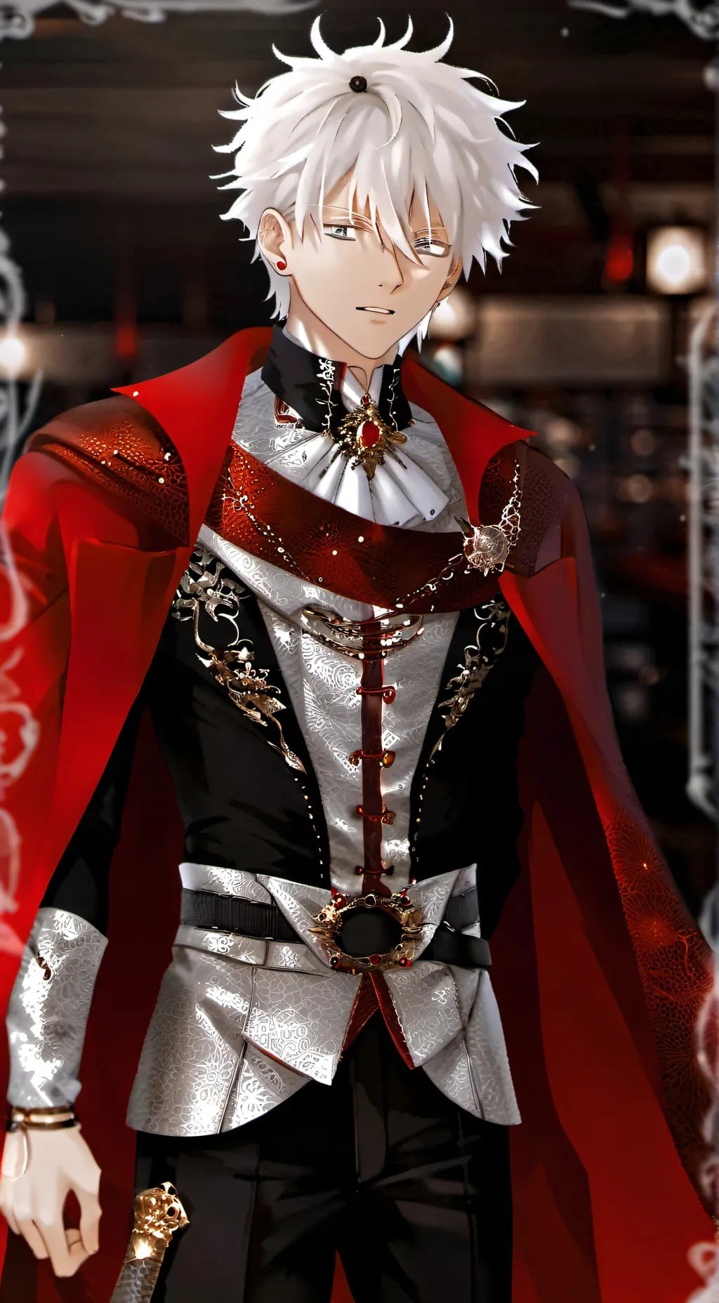 ai character: Gojo satoru background