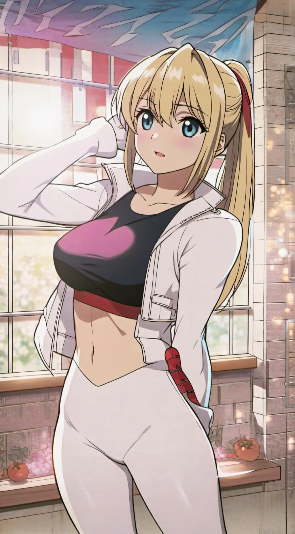 ai character: Gwen Stacy  background