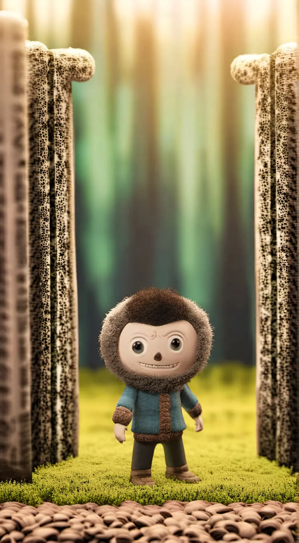 ai character: Aron ☠️☠️ background