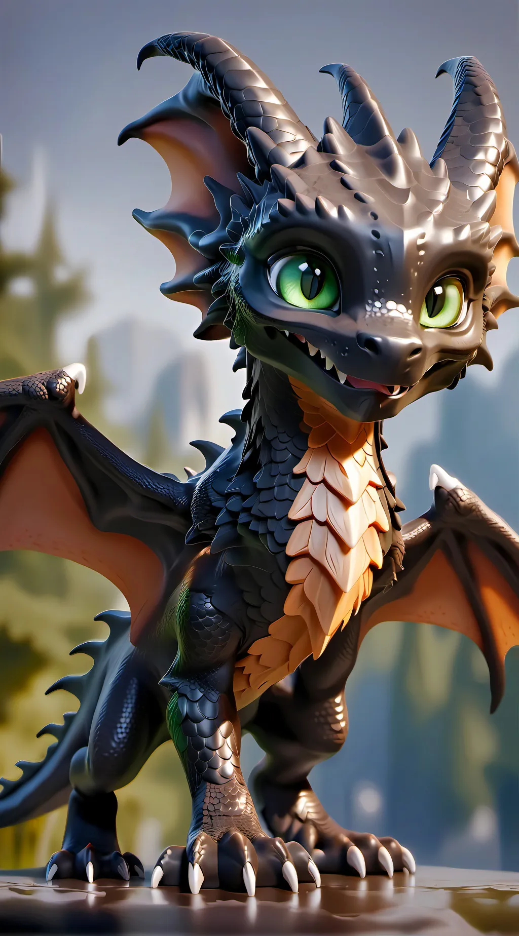 ai character: Toothless background